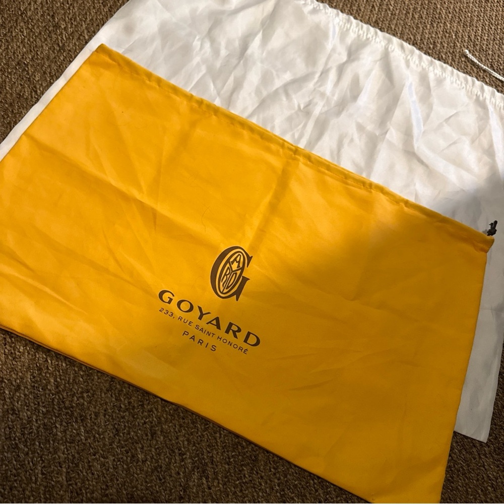 Goyard Yellow Dust Bag and coach